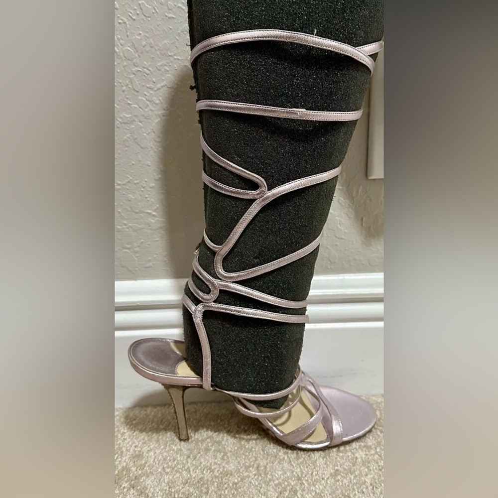 Jimmy Choo Pink Strappy Heels 36